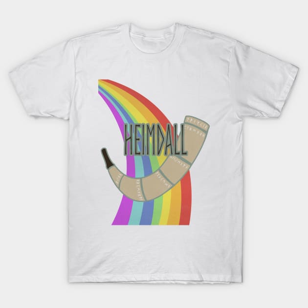 Heimdall T-Shirt by Art by Angele G